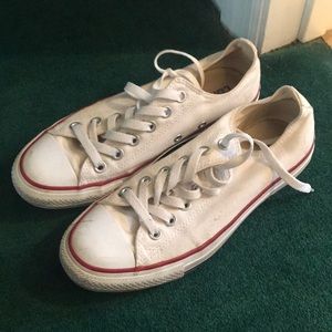 White low top Converse